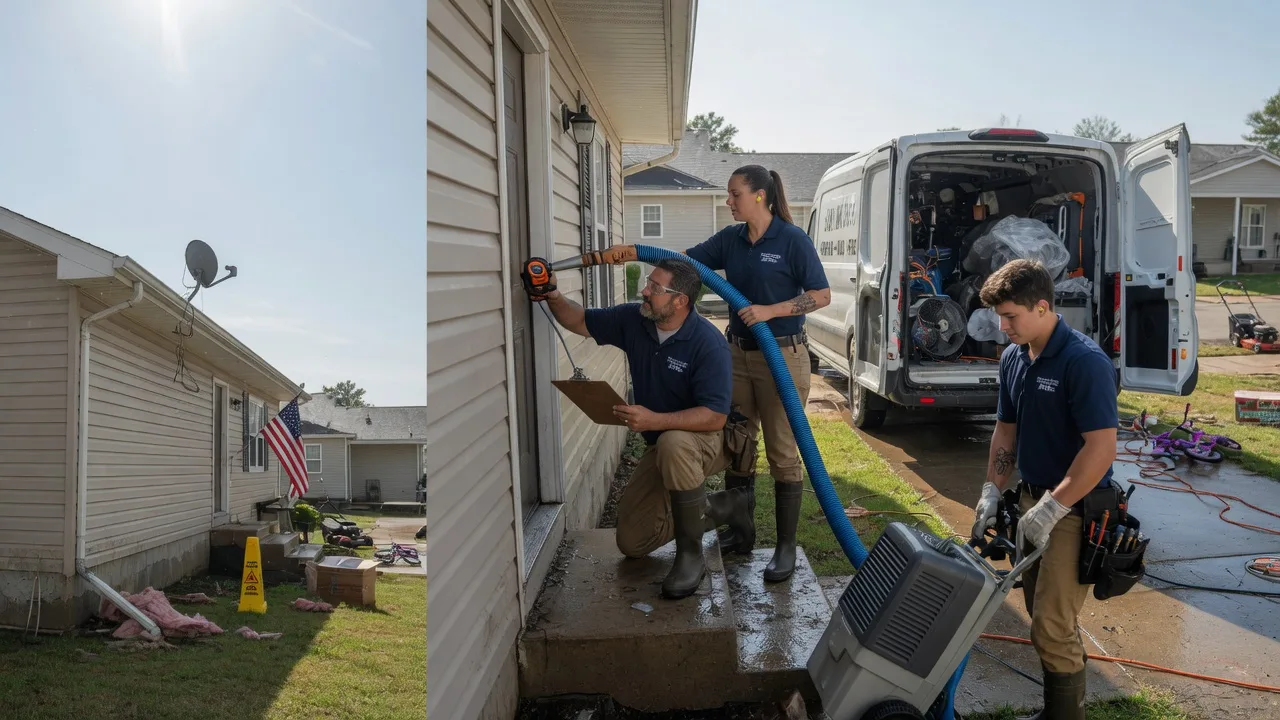 Ceiling Water Damage Restoration in Dieterich, IL near me